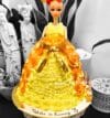 Barbie-themed doll cake