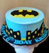 Batman-themed birthday cake