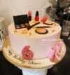 Makeup Themed Cake - 1