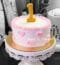 Pink and Gold Smash Cake