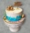 Gold Decorative Spheres Cake