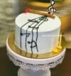 musical-themed cake